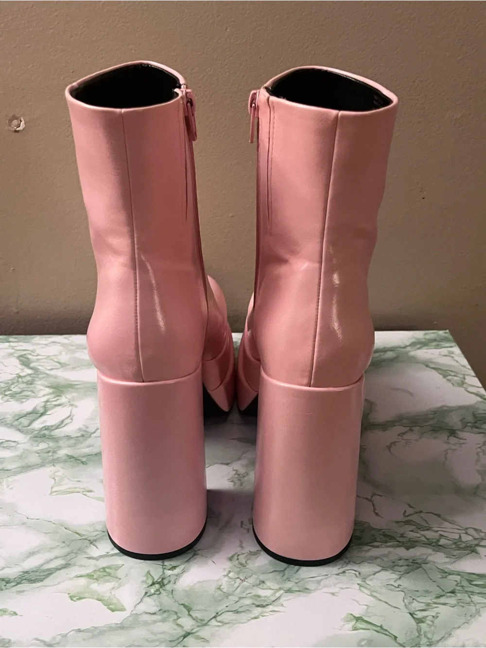 Call It Spring Pink Platform Ankle Boots